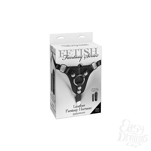  7        Fetish Fantasy Series Leather Fantasy Harness