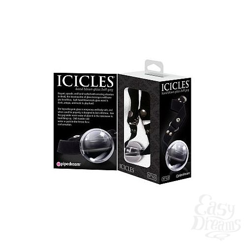 Фотография 4:  Стеклянный кляп-шарик  Фотография 4  Стеклянный кляп-шарик