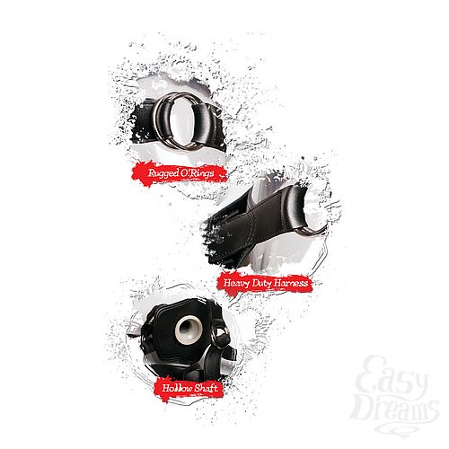  3     Hollow 12 Strap-On Flesh