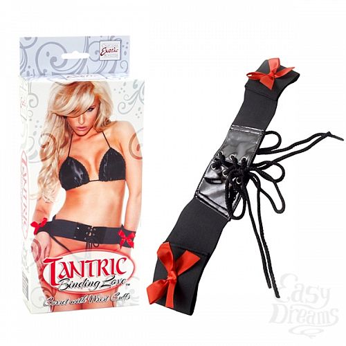 1:   Tantric Binding Love Corset with Wrist Cuffs 2702-15BXSE