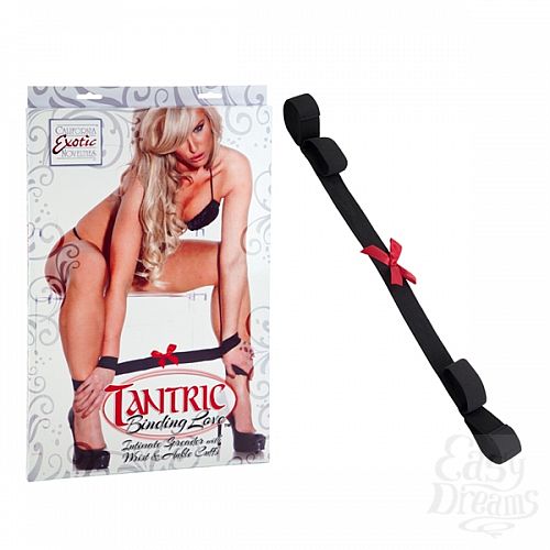  1:   Tantric Binding Love Intimate Spreader with Wrist & Ankle Cuffs 2702-30BXSE