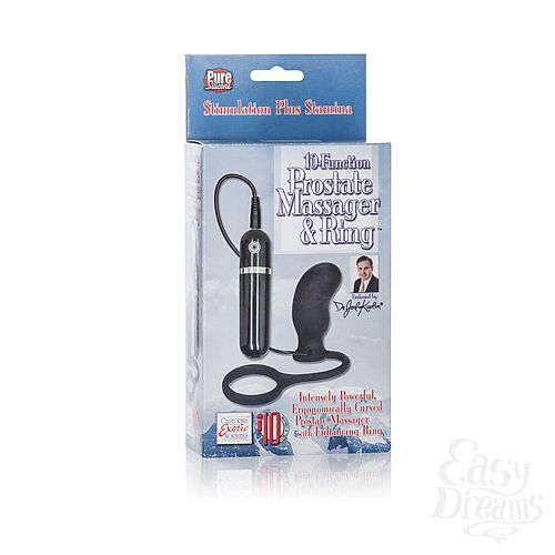  1:    Dr. Joel Kaplan 10-Function Prostate Massager & Ring    