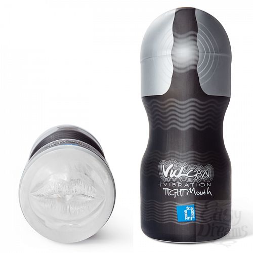  1:  Vulcan Love Skin Masturbator Tight Mouth + Vibe