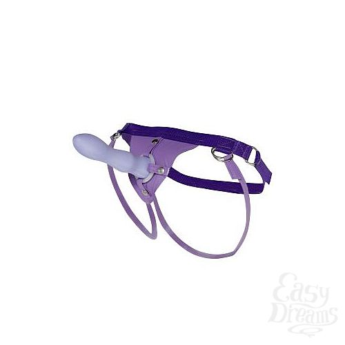  3   Silicon Strap-on Purple