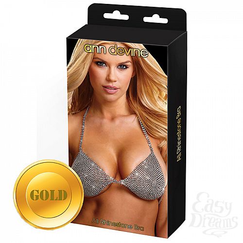  1:     ALL RHINESTONE BRA 