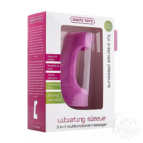  2     Vibrating Sleeve - Pink SH-SHT223PNK