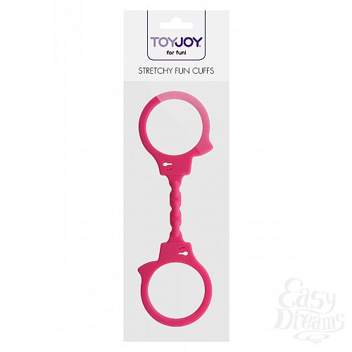  2   STRETCHY FUN CUFFS PINK 10207TJ