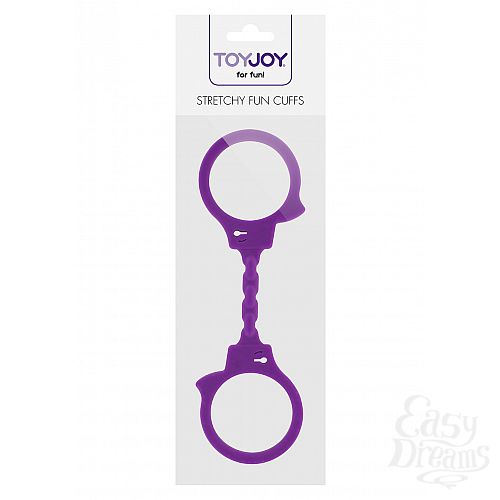  2   STRETCHY FUN CUFFS PURPLE 10206TJ