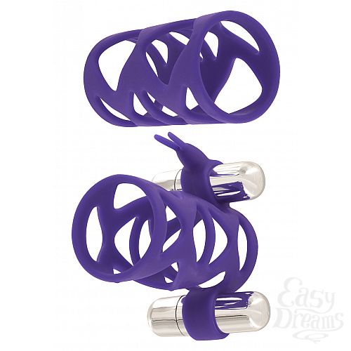  1:   DOUBLE TICKLER SLEEVE SET PURPLE 10251TJ