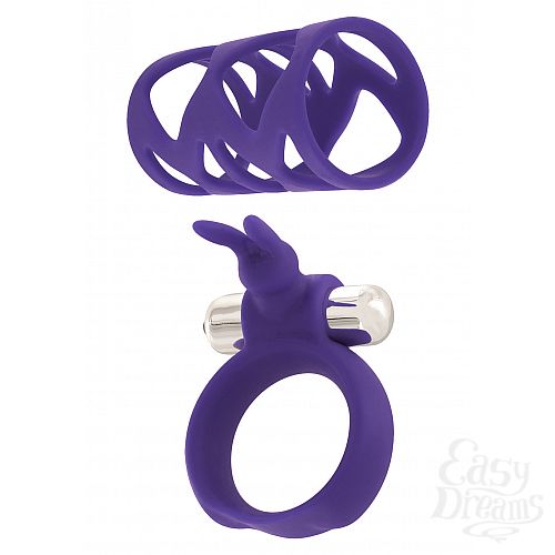  1:   TICKLER BUNNY RING SET PURPLE 10253TJ