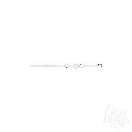 Фотография 3:  Белый кляп Gag Ball с шаром Фотография 3  Белый кляп Gag Ball с шаром