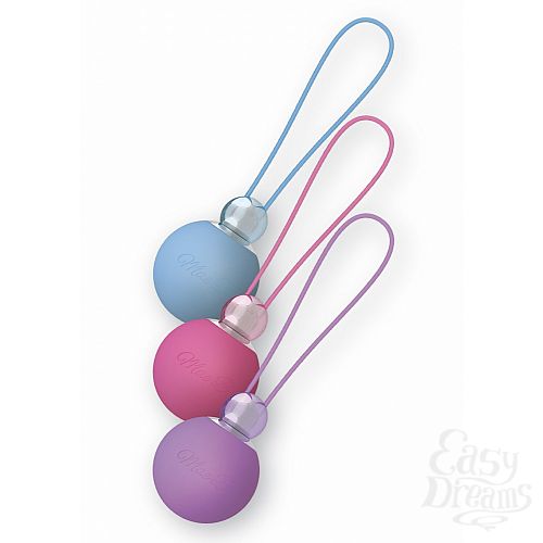  1:    KEGEL BALLS PINK/PURPLE/BLUE 11471LV