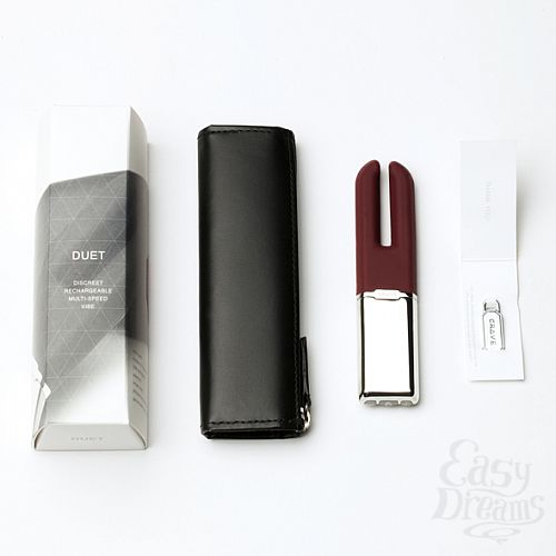  2    Crave - Duet Vibrator Crimson