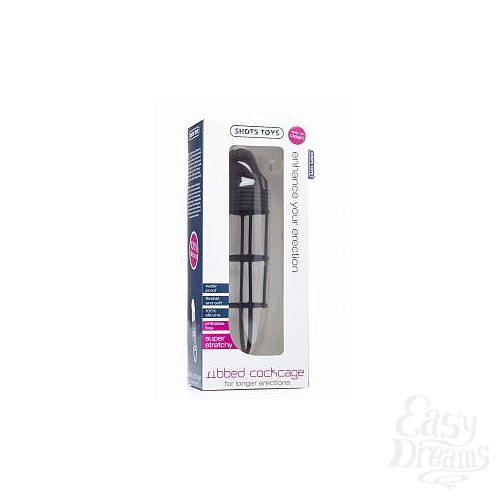 ���������� 2  ���������� ������ ������� �� ����� Ribbed Cockcage 