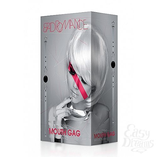 Фотография 2:  Кляп BAD ROMANCE Black and White SH-BAD016 Фотография 2  Кляп BAD ROMANCE Black and White SH-BAD016