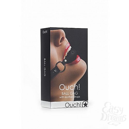 Фотография 2:  Кляп черный SH-OU047BLK Фотография 2  Кляп черный SH-OU047BLK