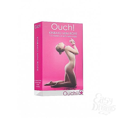  2     Kinbaku Mini 1,5m Pink SH-OU073PNK