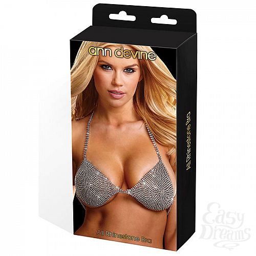  3     All Rhinestone Bra
