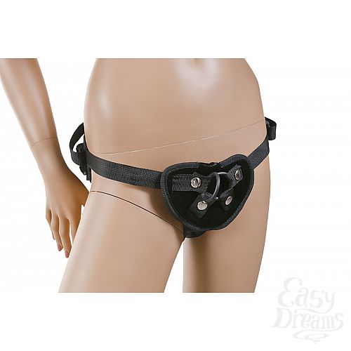 Фотография 2:  Трусики для страпона с креплением O-Ring, Черный Фотография 2  Трусики для страпона с креплением O-Ring, Черный