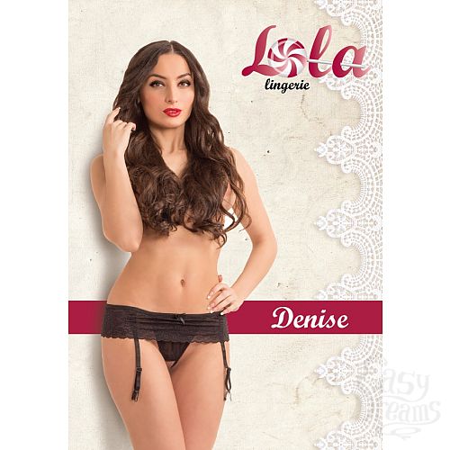 Фотография 1:  Кружевной пояс черного цвета Denise 42-44 11266-42-44Lola Фотография 1:  Кружевной пояс черного цвета Denise 42-44 11266-42-44Lola