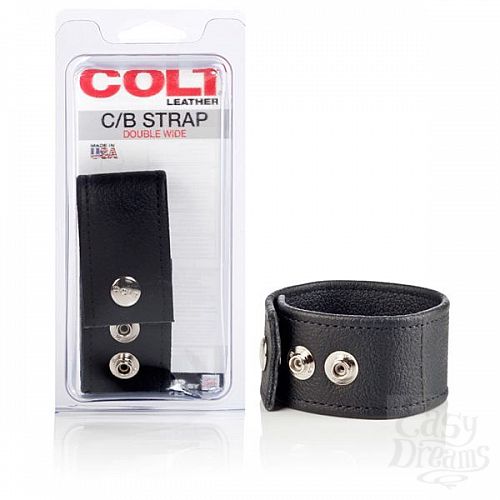  1:      Double Wide Leather Strap
