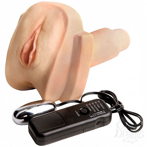 Фотография 1:  Реалистичный мастурбатор-вагина с вибрацией Virtual Girl - 14 см. Фотография 1:  Реалистичный мастурбатор-вагина с вибрацией Virtual Girl - 14 см.