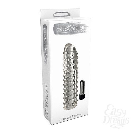  2   BESTSELLER  VIBRATING PENIS SLEEVE THE WALL BREAKER T4L-800745