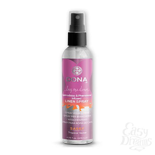 1:      DONA Linen Spray Sassy Aroma: Tropical Tease 125 