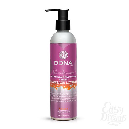  1:      DONA Massage Lotion Sassy Aroma: Tropical Tease 235 