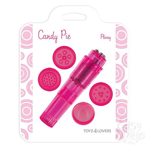  2     4  MULTI STIMULATOR CANDY PIE PINK PLEASY