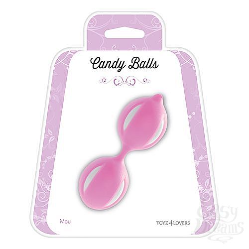 ���������� 2  ������� ����������� ������ CANDY BALLS MOU PINK