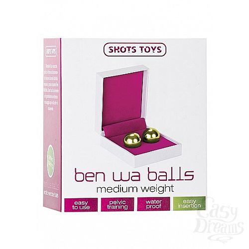  2    Ben Wa medium gold SH-SHT146