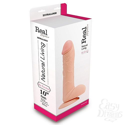 ���������� 2  ������������� REALISTIC DILDO REAL RAPTURE FLESH 10 T4L-00700686