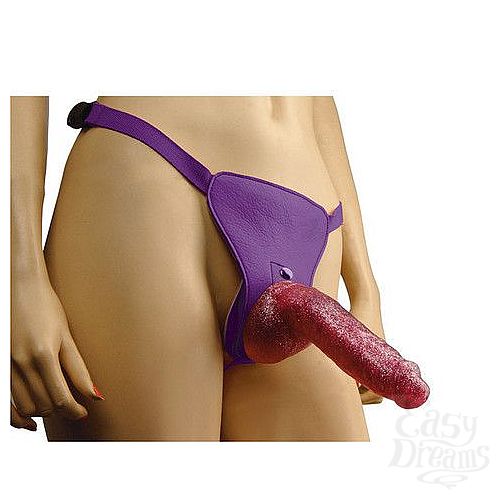  3      Bree Olson Glitter Glam Strap-On Harness   Dong - 16 .