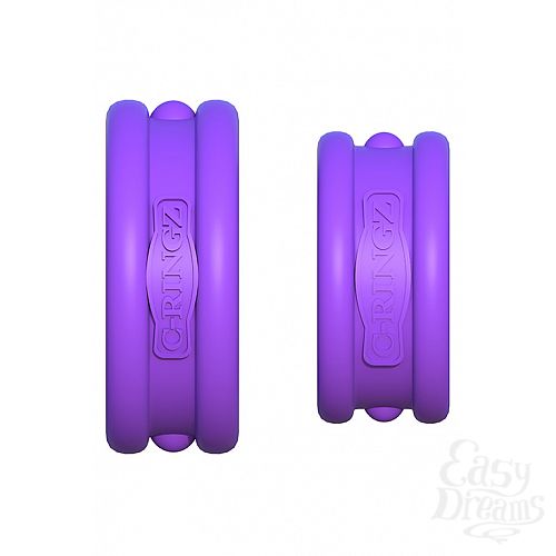 ���������� 4  ����� �� 2-� ����������� ����� Max Width Silicone Rings ����������