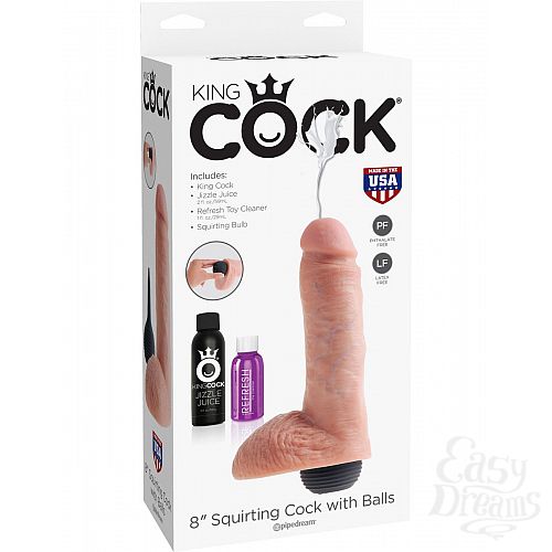  6       Squirting Cock with Balls - 20,3 .