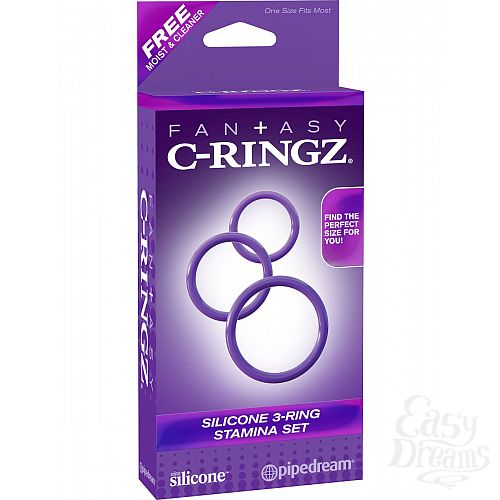  3       Silicone 3-Ring Stamina Set