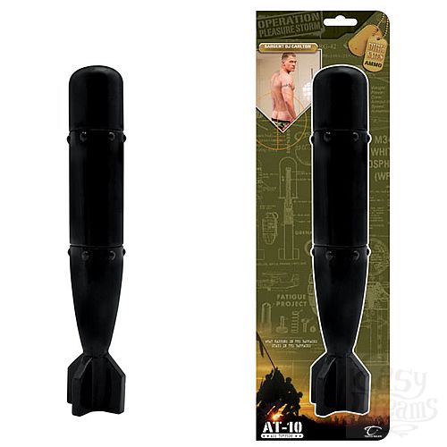 Фотография 1:  Анальная черная торпеда AT-10 1590022 CD TS Фотография 1:  Анальная черная торпеда AT-10 1590022 CD TS