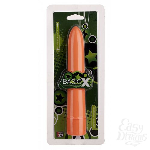  2     BASICX MULTISPEED VIBRATOR ORANGE 7INCH - 18 .