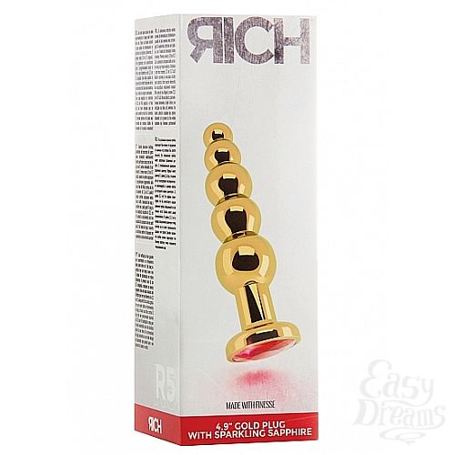  3    4,9 R5 RICH Gold/Red Sapphire SH-RIC005GLD