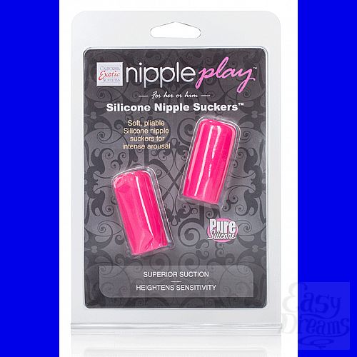  1:  -   Nipple play Silicone Nipple Suckers - Pink