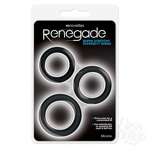  1:    3    Renegade Diversity Rings Black