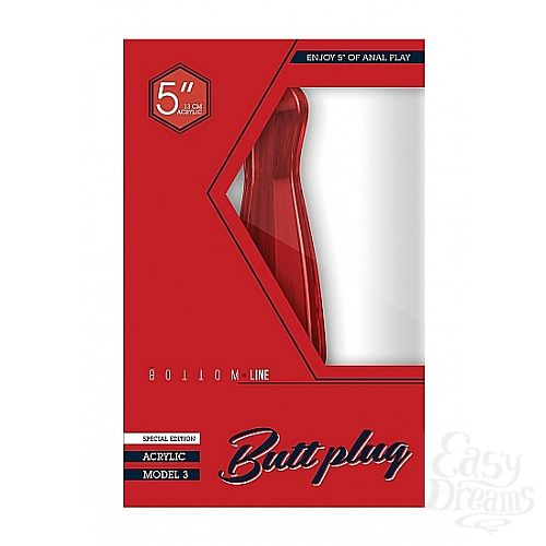  2    Bottom Line 5 Model 3 Acrylic Red SH-BTM010ACR