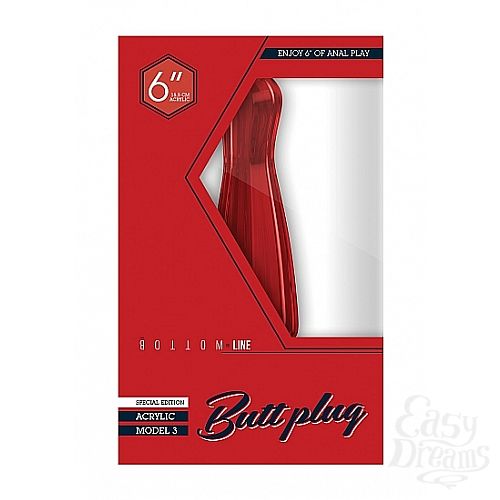  2    Bottom Line 6 Model 3 Acrylic Red SH-BTM011ACR