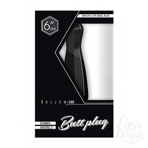  2    Bottom Line 6 Model 3 Rubber Black SH-BTM011BLK