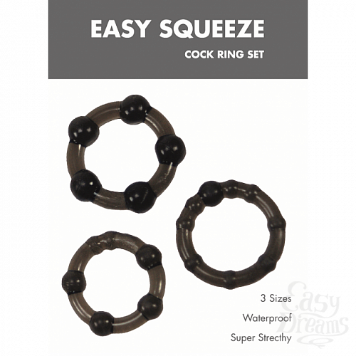  2     Easy Squeeze Cock Ring Set Linx