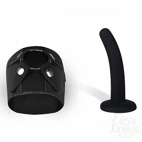 Фотография 2:  Страпон с креплением на ногу LUX FETISH Фотография 2  Страпон с креплением на ногу LUX FETISH