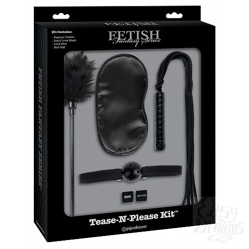  1:      Fetish Fantasy Limited Edition Tease-N-Please Kit - Black