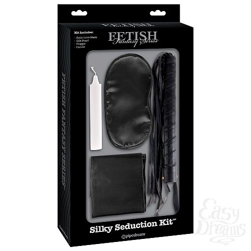  1:      Fetish Fantasy Limited Edition Silky Seduction Kit - Black