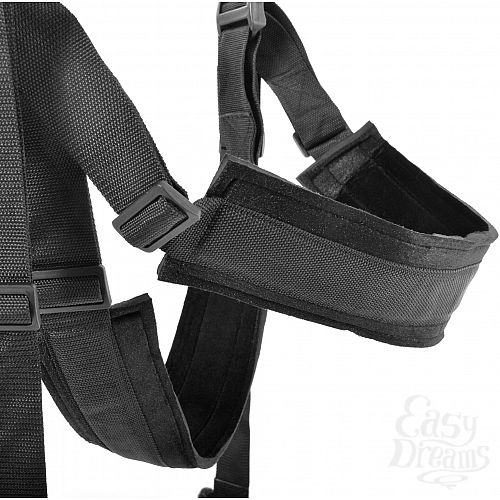  7  -    Fetish Fantasy Series Spinning Fantasy Swing - Black 